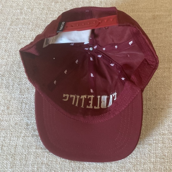 Fabletics The Nylon Hat Adrenaline Red Collegiate Baseball Cap - Picture 4 of 7